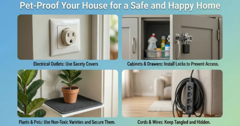 pet-proof your house for a safe and happy home