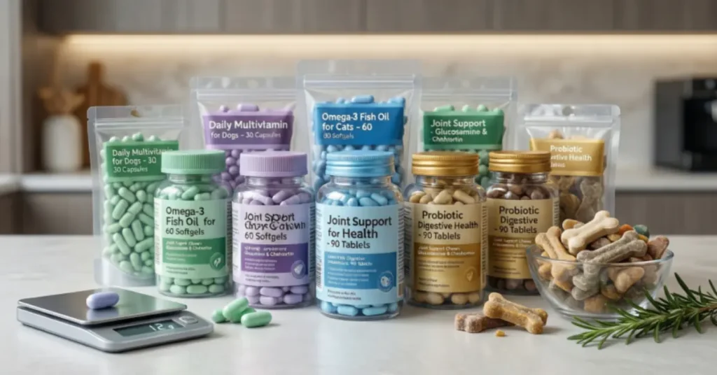 pet supplements and vitamins for healthy pets