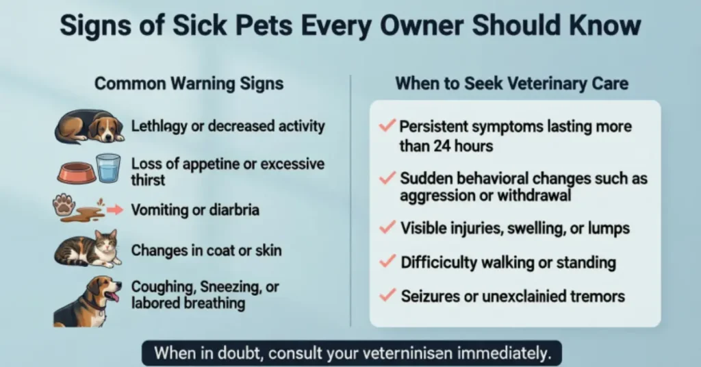signs of sick pets every owner should know