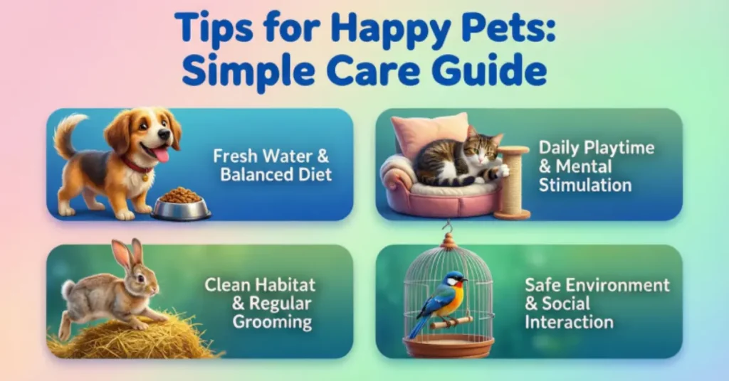 tips for happy pets simple care guide