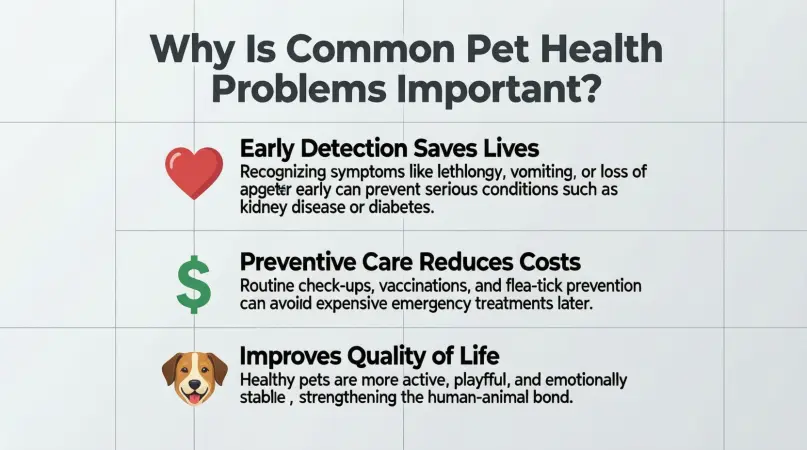 why Is common pet health problems important