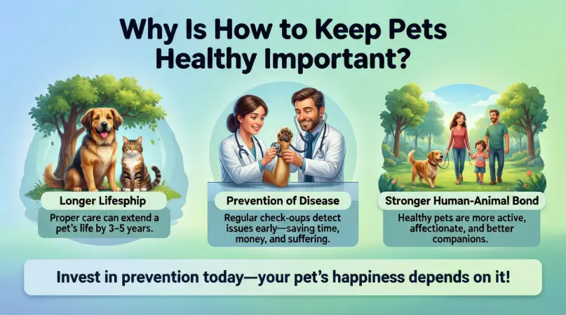 why Is how to keep pets healthy important
