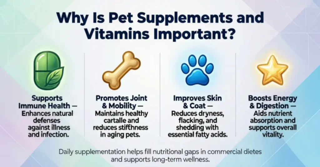 why Is pet supplements and vitamins important