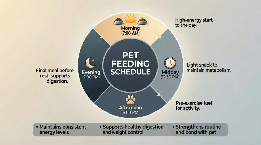 why is a pet feeding schedule important