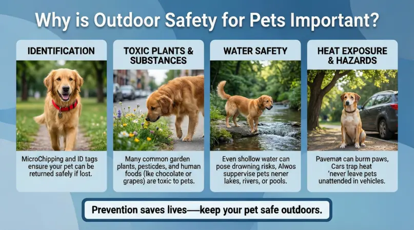 why is outdoor safety for pets important