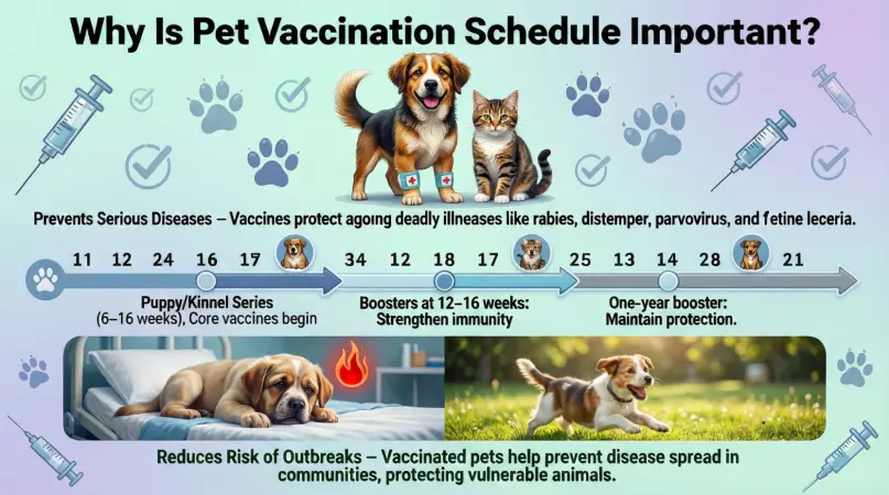 why is pet vaccination schedule important